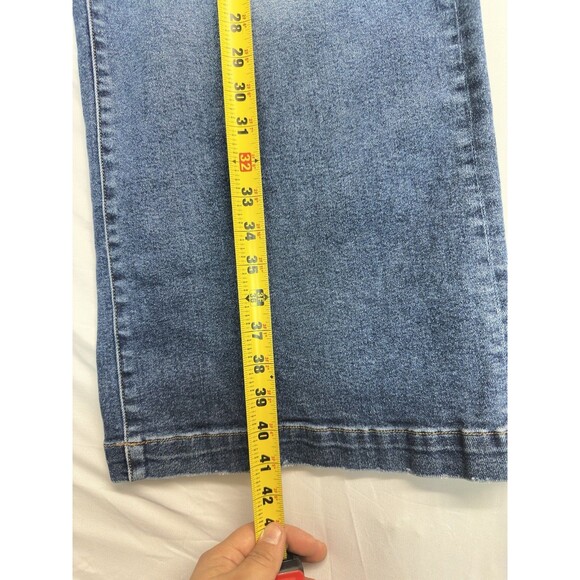 American Eagle Stretch Baggy Wide Leg Jeans 18 Regular Women - Picture 9 of 9